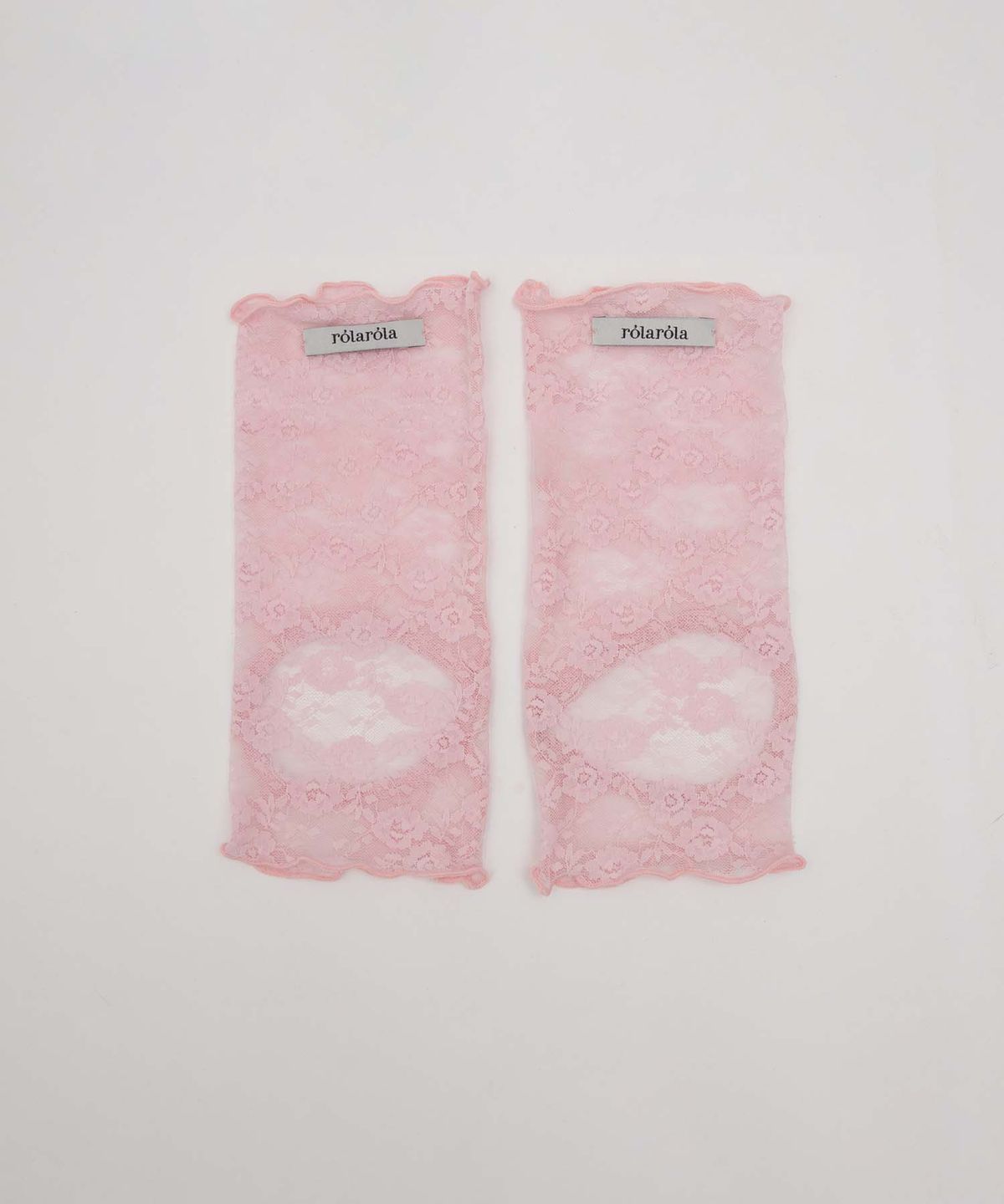 로라로라(ROLAROLA) OPEN TOE LACE LEG WARMER PINK