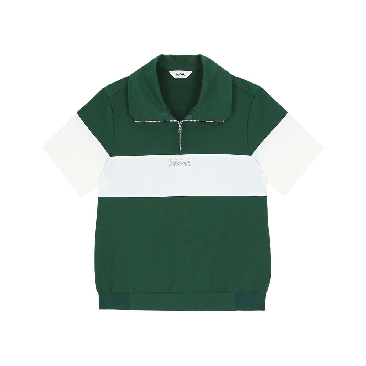 볼빅 골프웨어(VOLVIK GOLFWEAR) 여성 블럭킹 아노락 티셔츠 VLTSQ302_DE