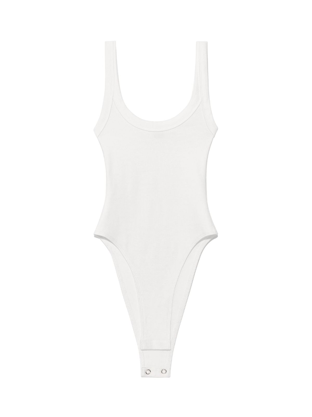 글로니(GLOWNY) G SCOOP NECK BODYSUIT (WHITE)
