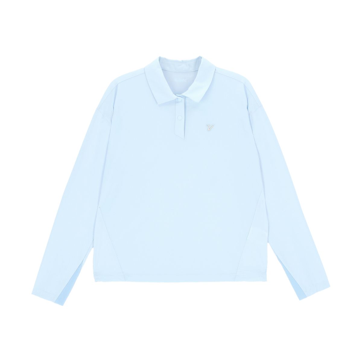 볼빅 골프웨어(VOLVIK GOLFWEAR) 여성 에어홀 우븐하이브리드 오버핏 티셔츠 VLTSQ303_LL