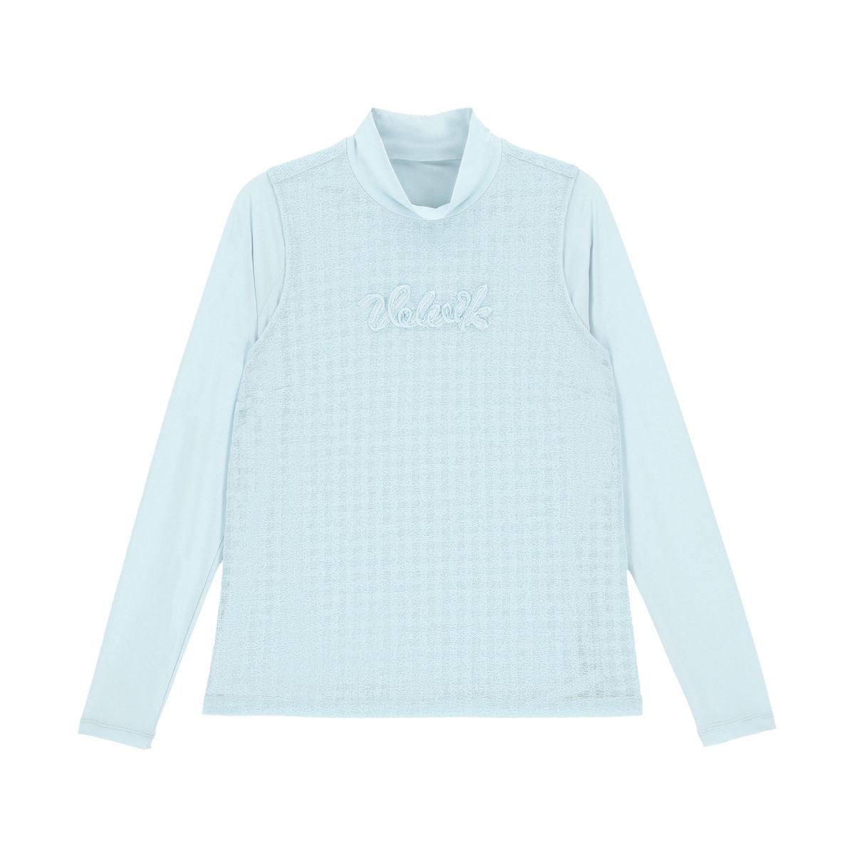 볼빅 골프웨어(VOLVIK GOLFWEAR) 여성 자카트 냉감 2IN1 티셔츠 VLTSQ304_LL