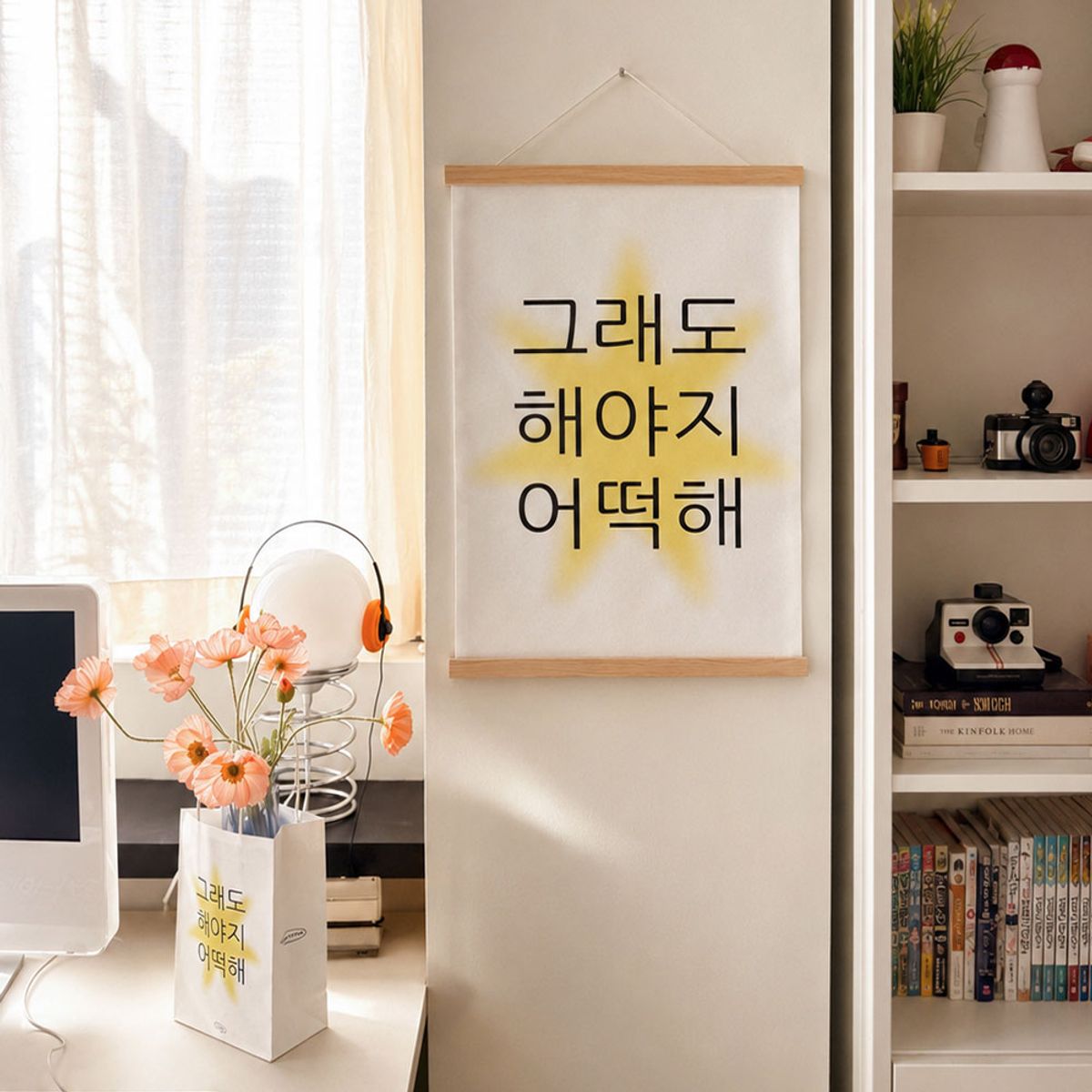 위드썸(WITHSOME) 그래도 해야지 어떡해 캔버스 포스터