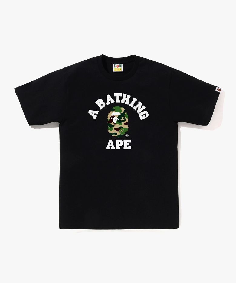 ABC 카모 콜리지 티셔츠(M) BLACK/GREEN