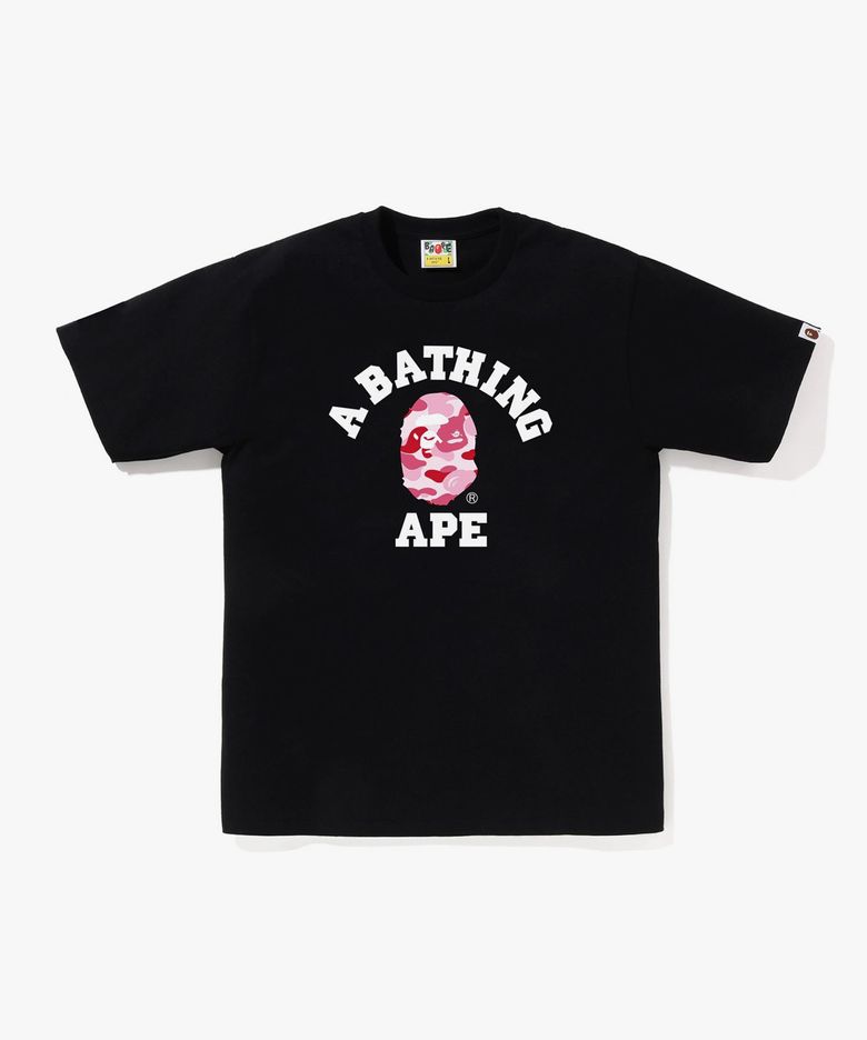 ABC 카모 콜리지 티셔츠(M) BLACK/PINK