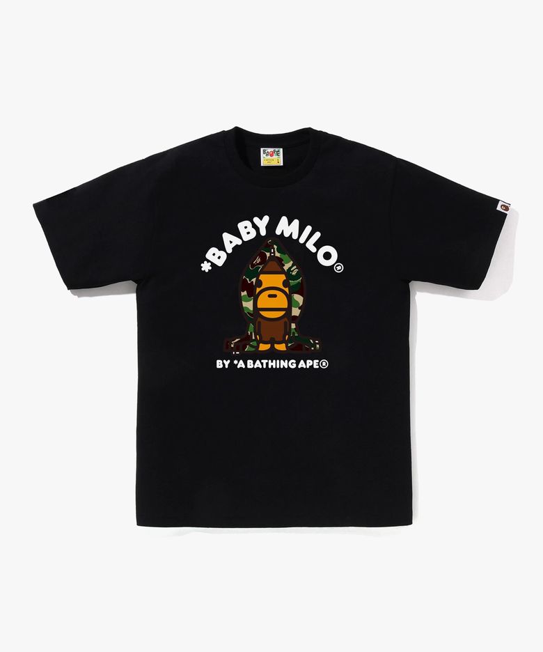 ABC 카모 마일로 후드 티셔츠(M) BLACK/GREEN