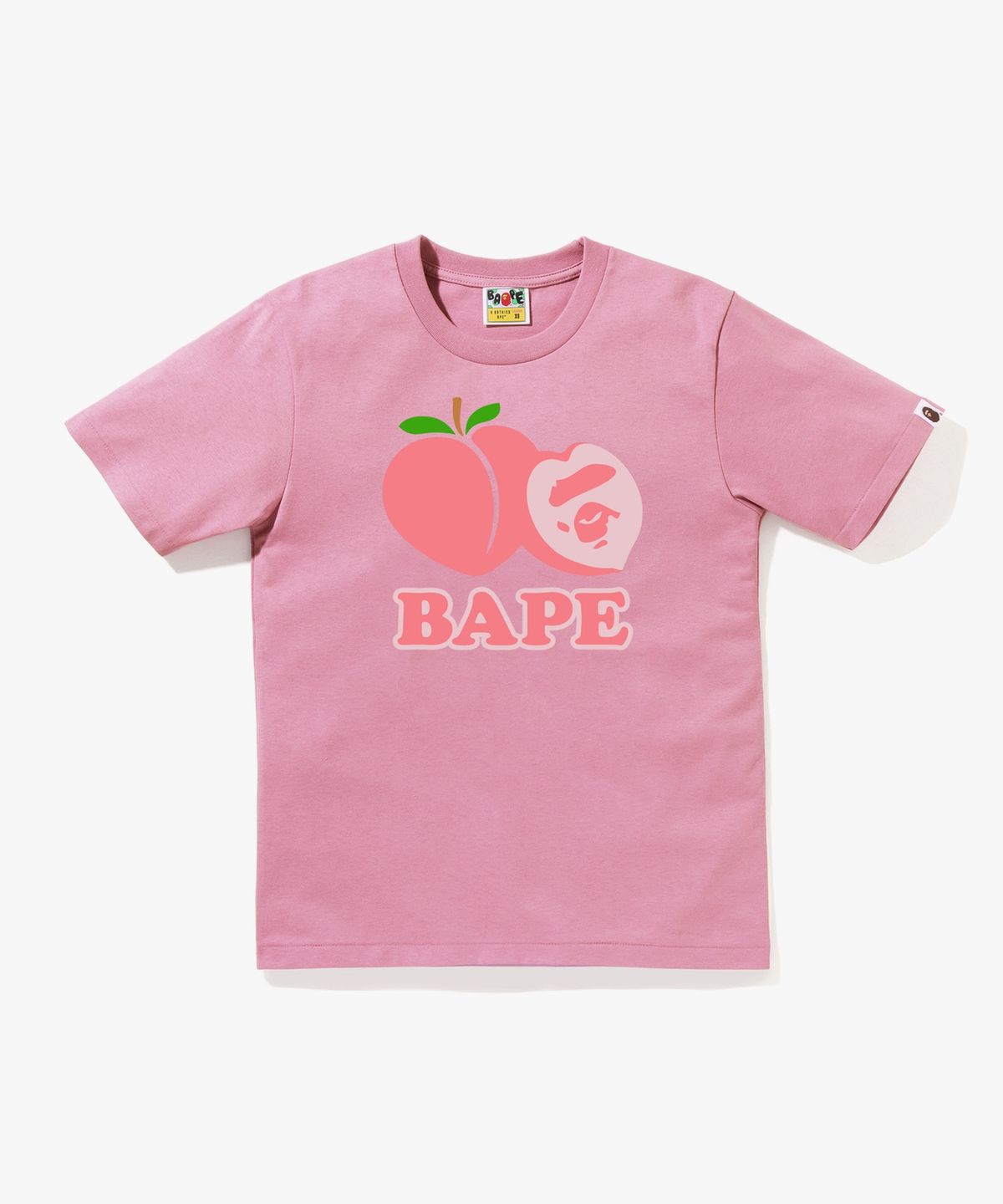 베이프(BAPE) 베이프 피치 티셔츠(W) PINK