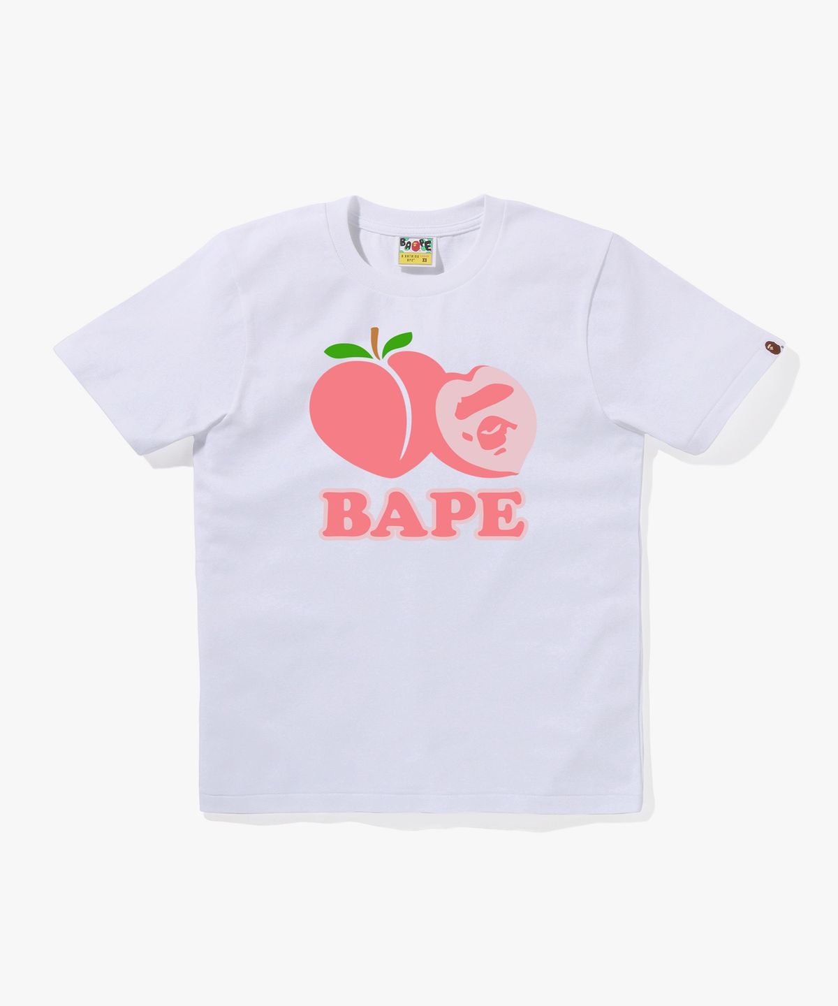 베이프(BAPE) 베이프 피치 티셔츠(W) WHITE