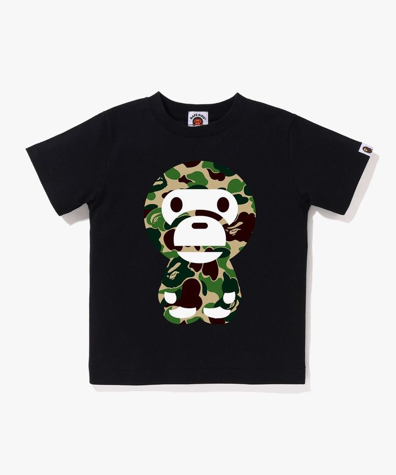 ABC 카모 빅 베이비 마일로 티셔츠(KIDS) BLACK/GREEN