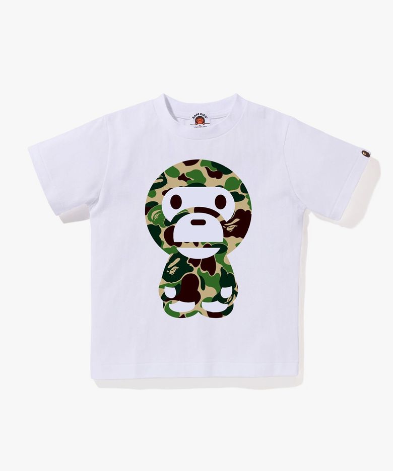 ABC 카모 빅 베이비 마일로 티셔츠(KIDS) WHITE/GREEN