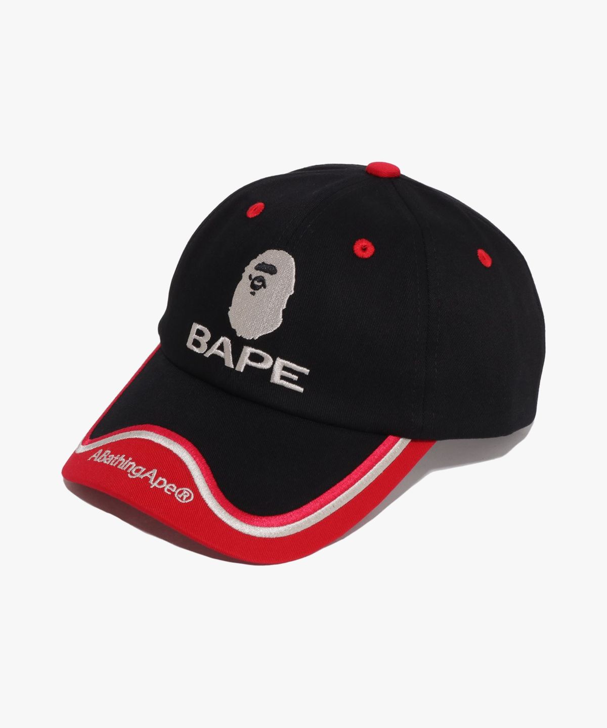 베이프(BAPE) 풋볼 팀 캡 BLACK