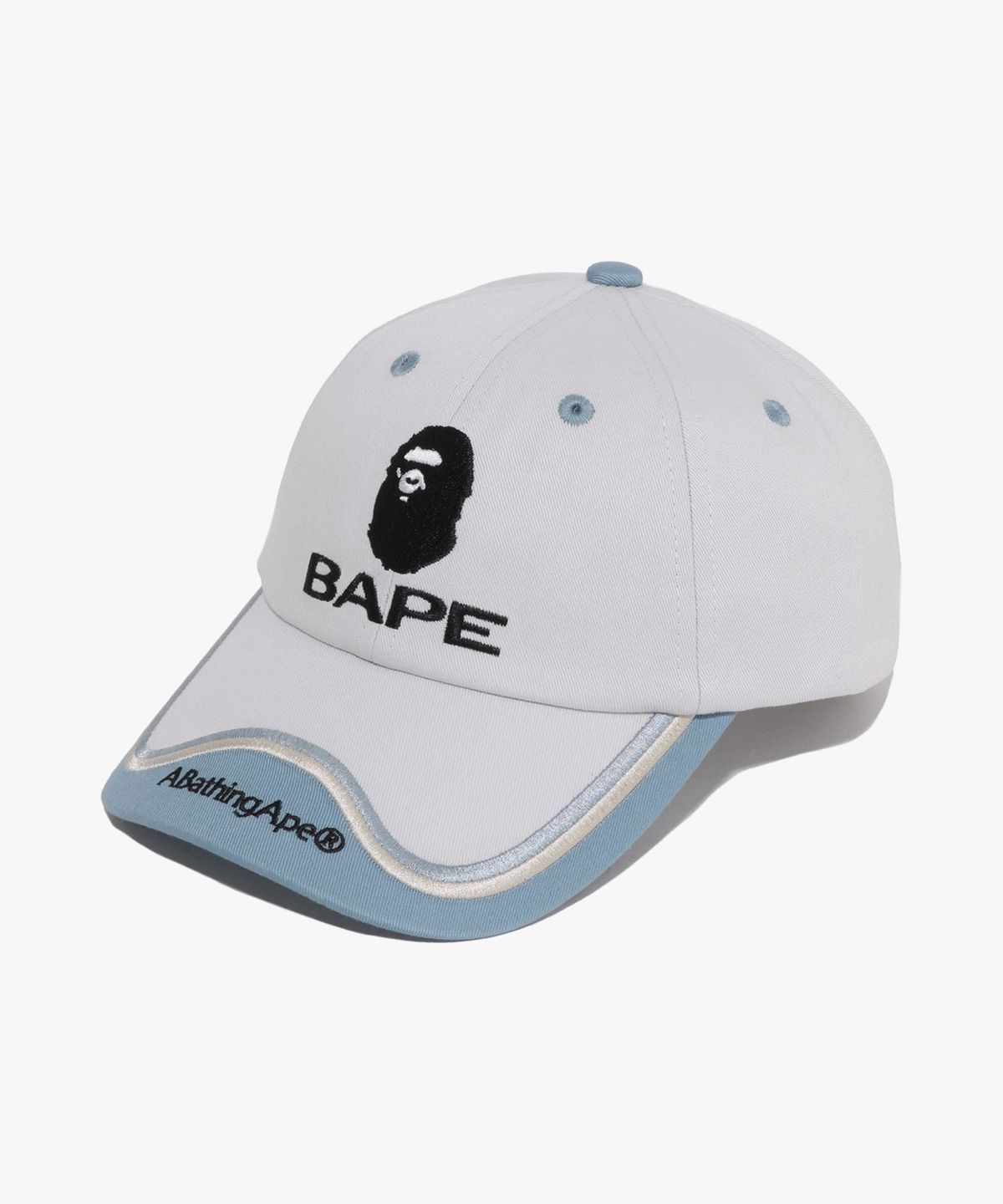 베이프(BAPE) 풋볼 팀 캡 GRAY