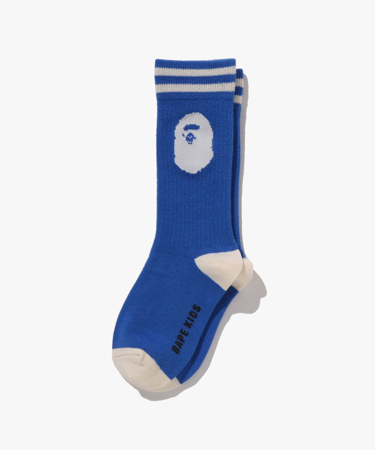 베이프 키즈(BAPE KIDS) 에이프 헤드 립 양말(KIDS) BLUE