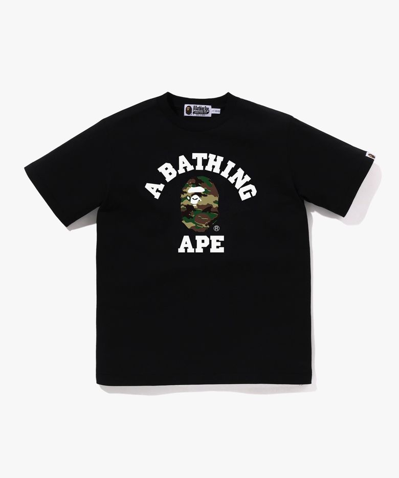 글리치 우드랜드 카모 콜리지 티셔츠(JR) BLACK/GREEN