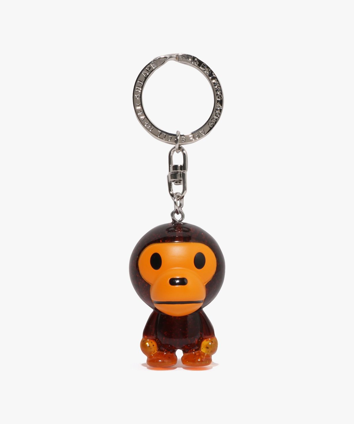 베이프(BAPE) 베이비 마일로 키체인(M) BROWN