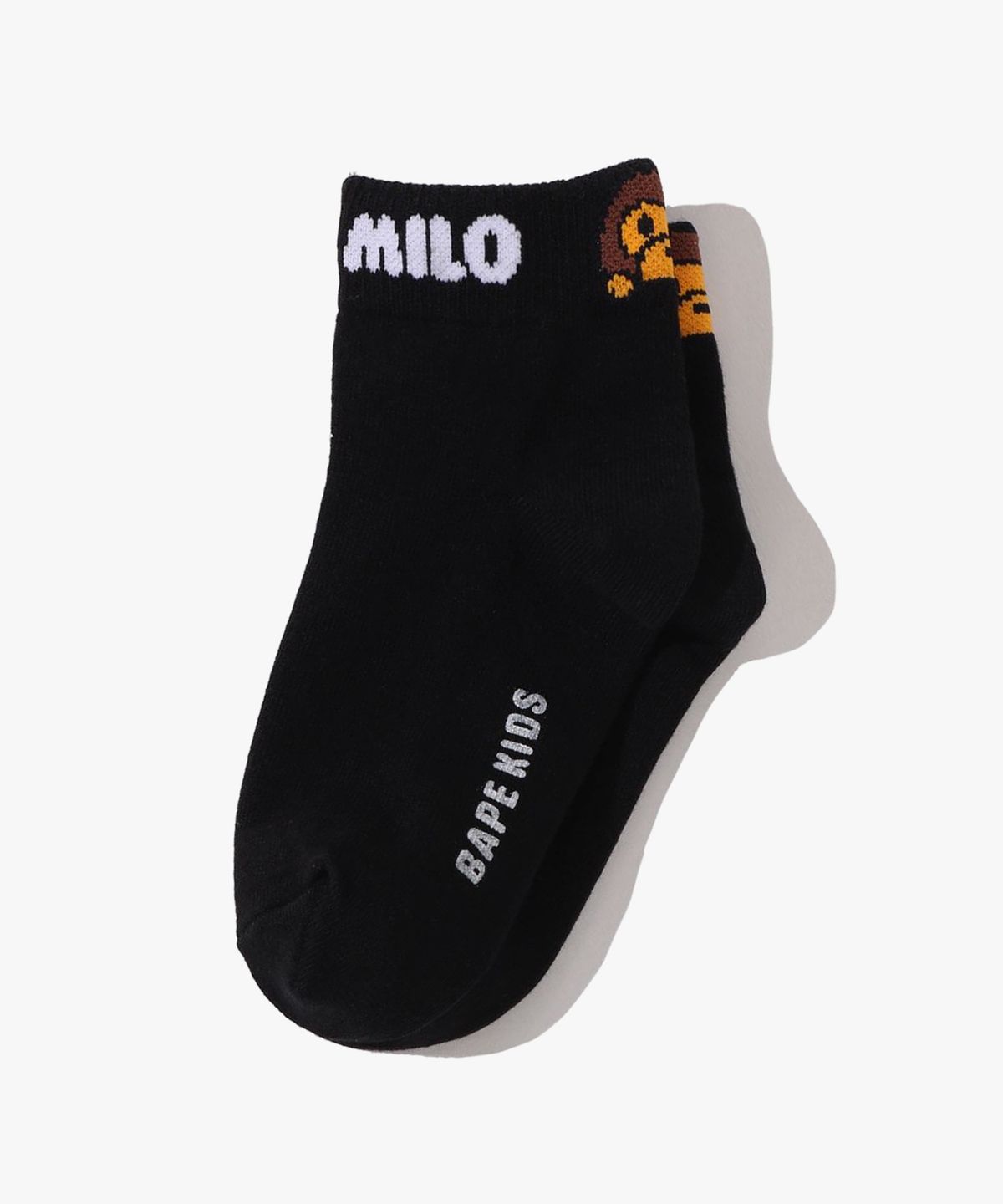 베이프 키즈(BAPE KIDS) 베이비 마일로 양말(KIDS) BLACK