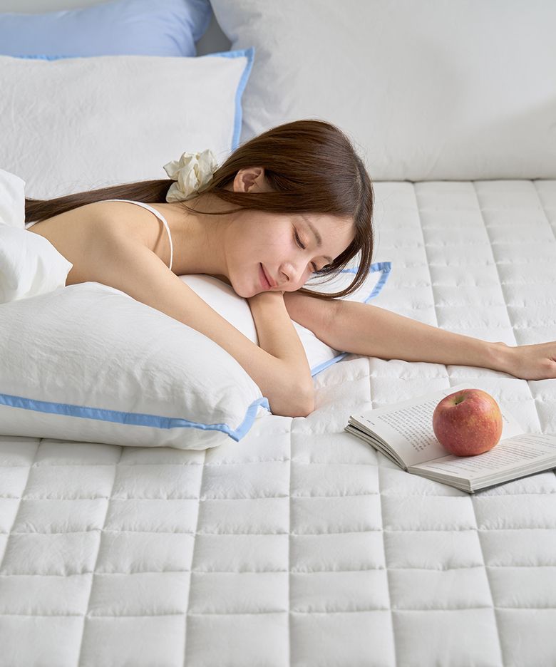 아르덴 사박사박 렌징 텐셀 모달x휴비스 듀라론 냉감 침대패드Q