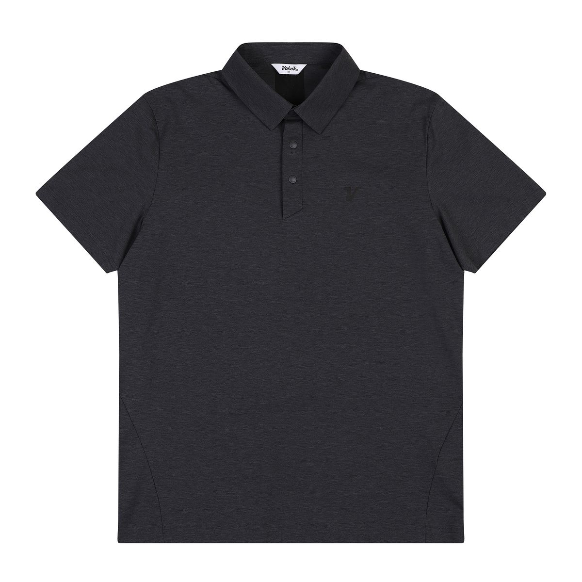 볼빅 골프웨어(VOLVIK GOLFWEAR) 남성 골프 수입 멜란지 제에리 반팔 티셔츠 VMTSP401_DG