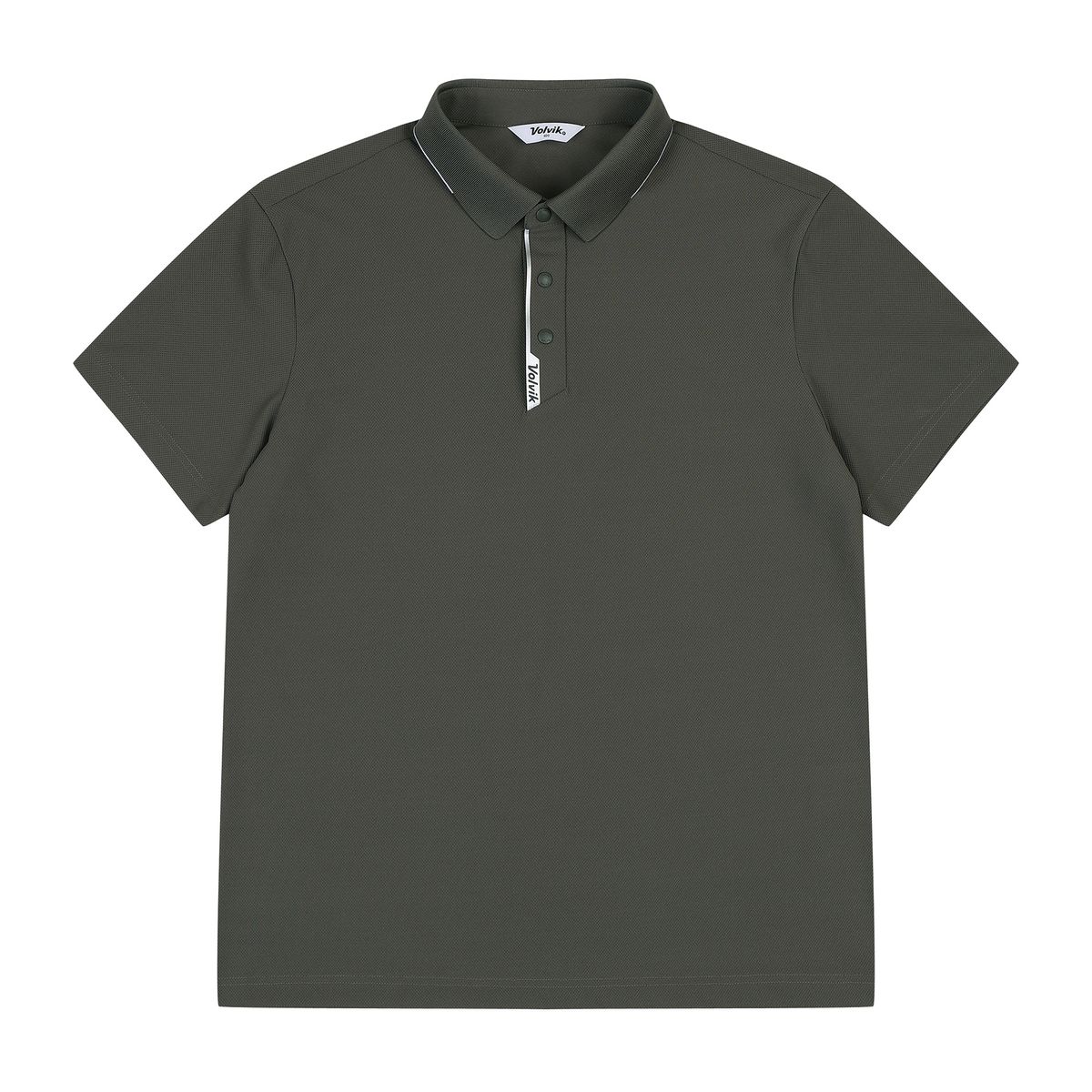 볼빅 골프웨어(VOLVIK GOLFWEAR) 남성 골프 에센셜 메쉬PQ 요꼬에리 티셔츠 VMTSP491_KH