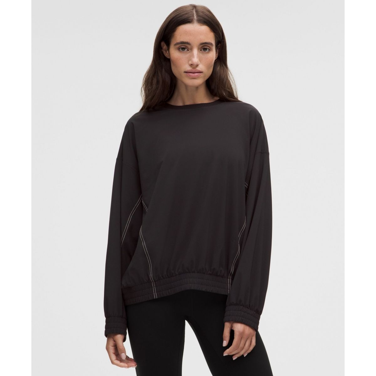 룰루레몬(LULULEMON) 디파인 오버사이즈드 풀오버 *스위프트  BLK LTIV