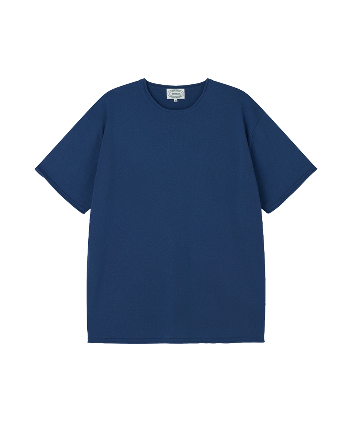 브루먼(BRUMAN) Cut-Off Knit Tee (Dusty Blue)