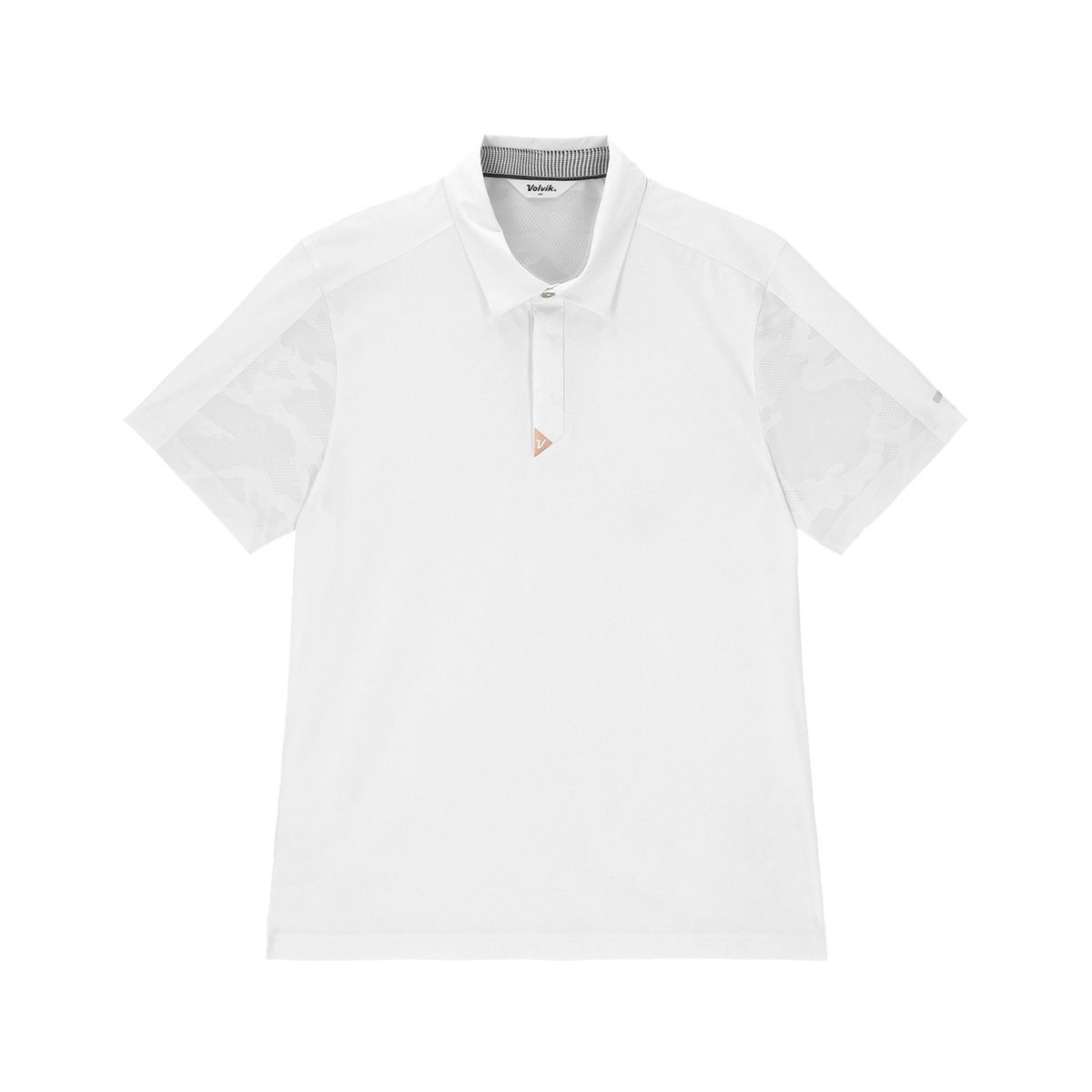 볼빅 골프웨어(VOLVIK GOLFWEAR) 남성 LAB등판JQD 믹스 제에리 반팔 티셔츠 VMTSQ452_OW