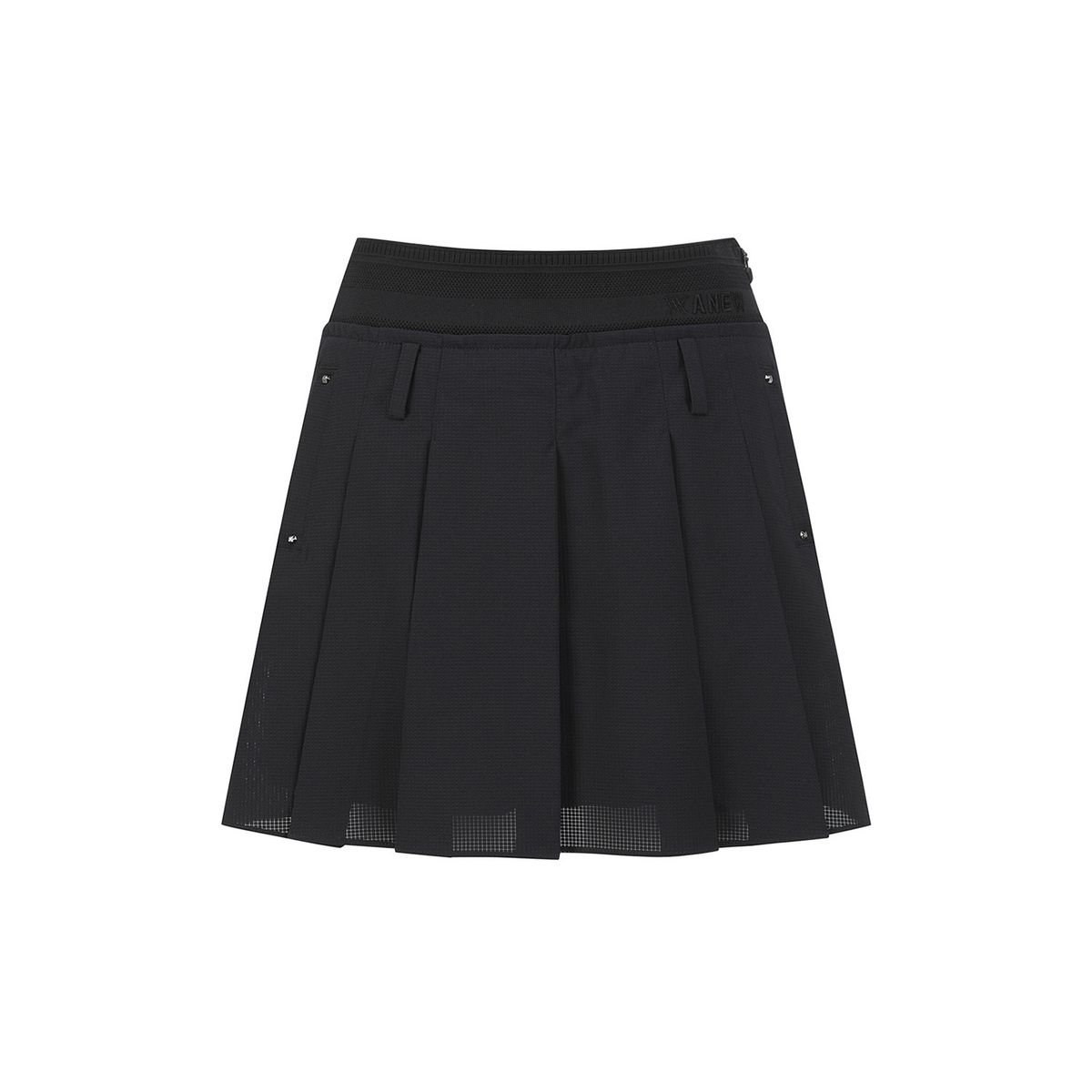 어뉴골프(ANEW GOLF) WOMEN BAND PLEATED SKIRT_BK