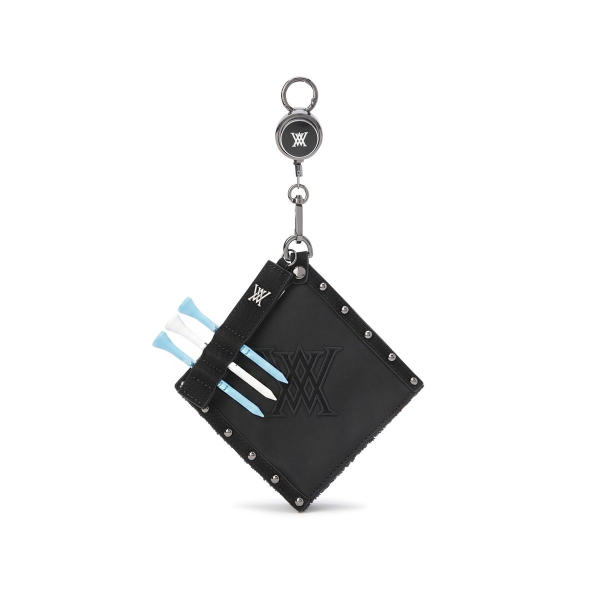 어뉴골프(ANEW GOLF) UNI STUD REEL TOWEL_BK