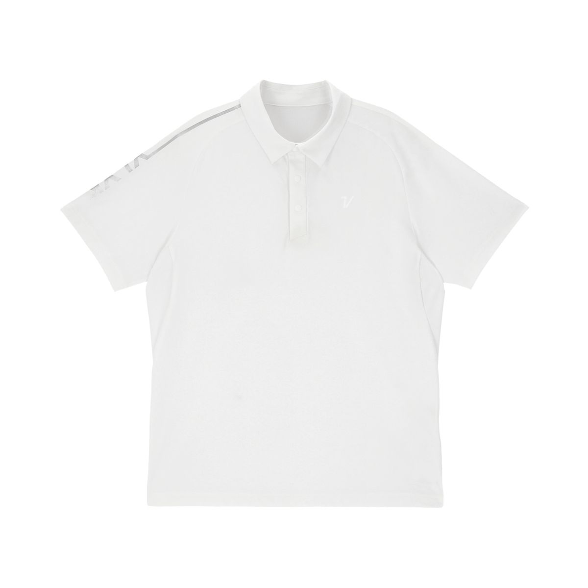 볼빅 골프웨어(VOLVIK GOLFWEAR) 남성 골프 입체패턴 메쉬 제에리 반팔 티셔츠 VMTSP422_OW