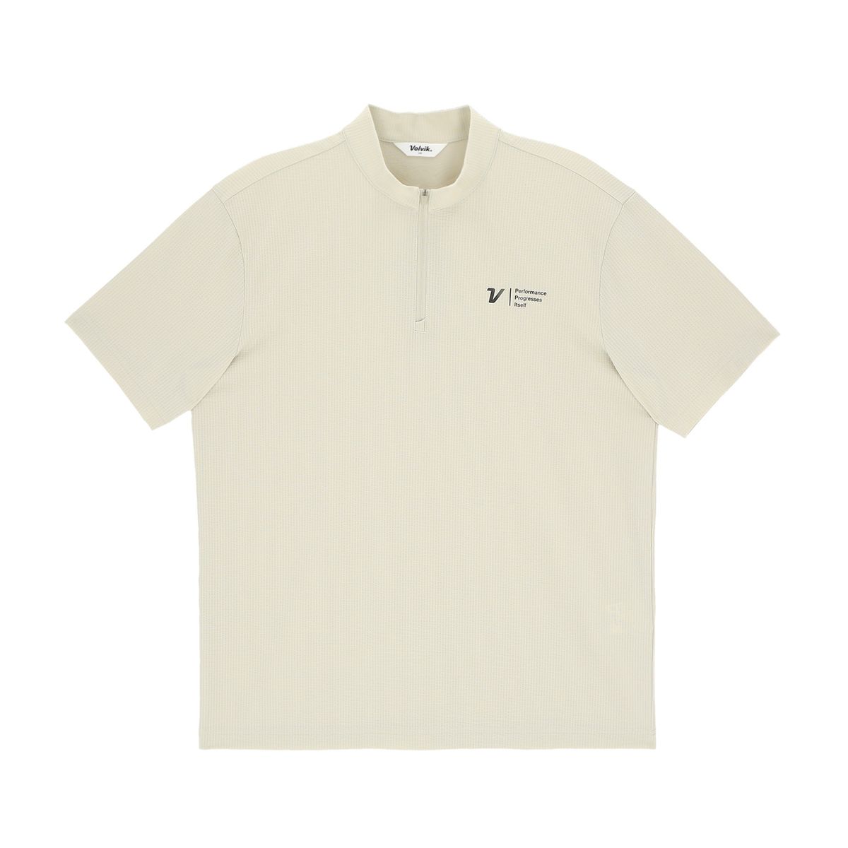 볼빅 골프웨어(VOLVIK GOLFWEAR) 남성 [STD]ICE SUCKER 반집업 부르종 반팔 티셔츠 VMTSQ497_SO