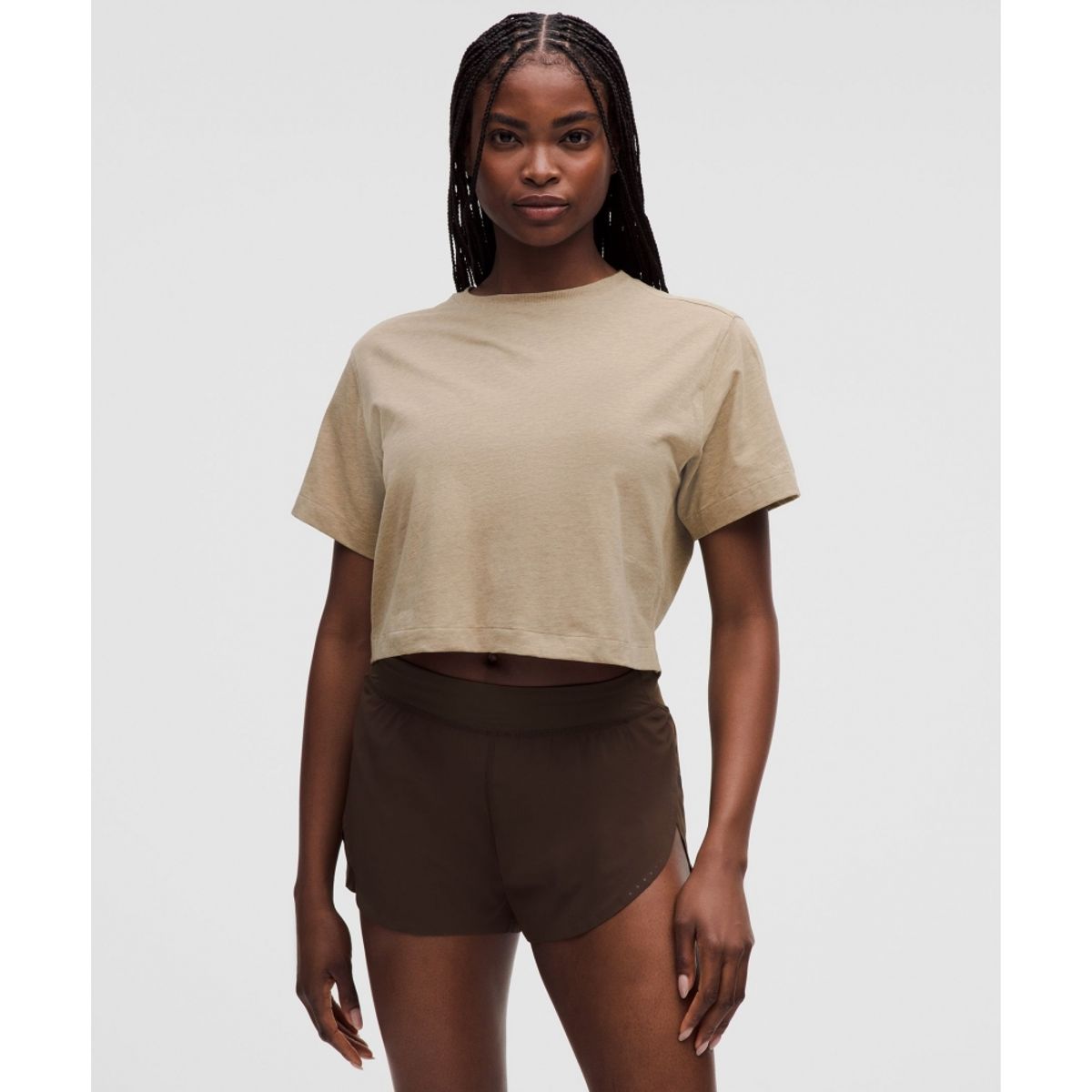 룰루레몬(LULULEMON) 올 유어스 코튼 크롭 티셔츠  HWAK
