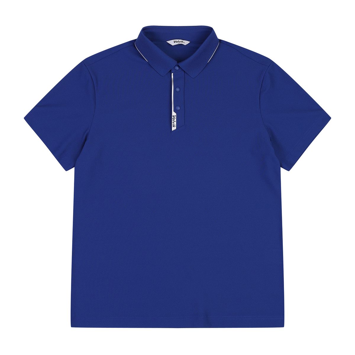 볼빅 골프웨어(VOLVIK GOLFWEAR) 남성 골프 에센셜 메쉬PQ 요꼬에리 티셔츠 VMTSP491_RB