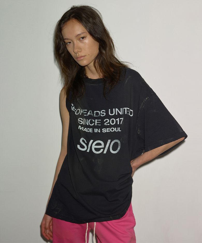 DIRTY WASHED T-SHIRT BLACK