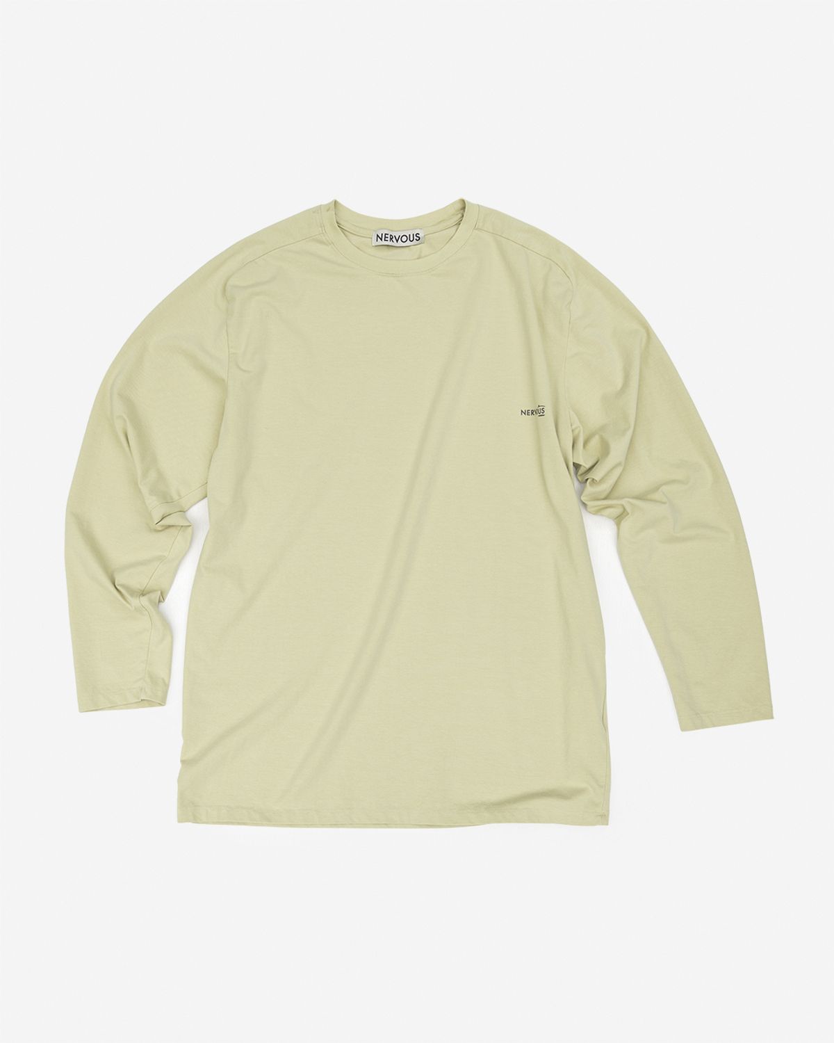 너버스(NERVOUS) LONG SLIDER T SHIRT  _  olive