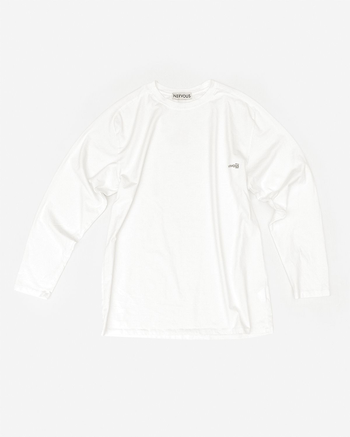 너버스(NERVOUS) LONG SLIDER T SHIRT  _  white