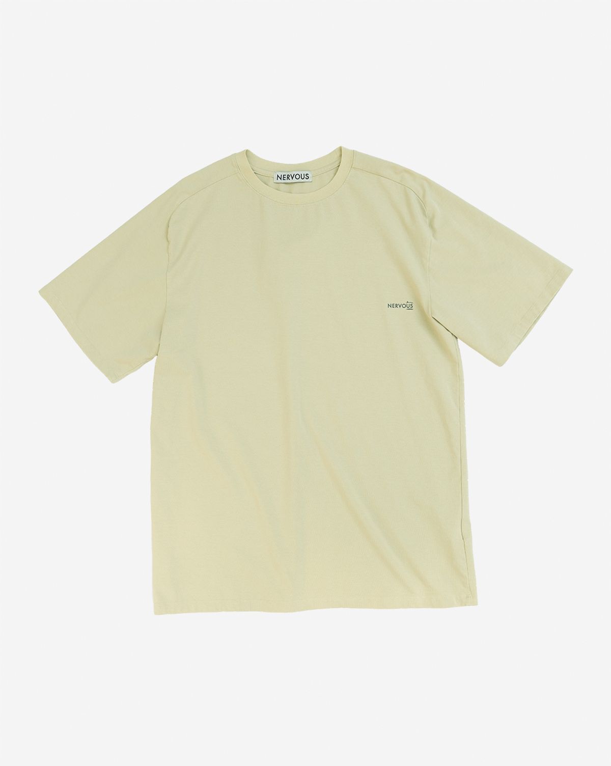 너버스(NERVOUS) SHORT SLIDER T SHIRT  _  olive
