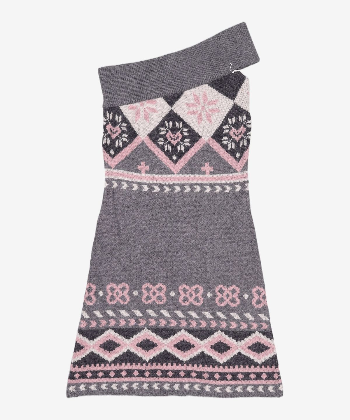 매드핑크(MADPINK) PAIR ISLE OFF SHOULDER KNIT DRESS F