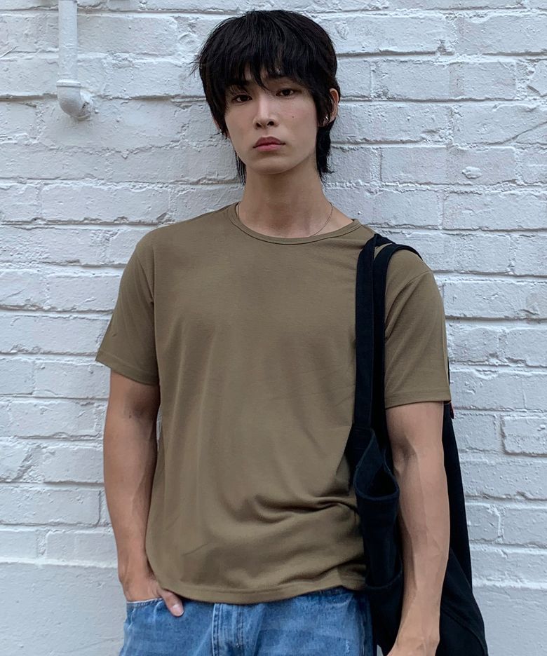 소프트 유넥 이너 티셔츠 [모카베이지]
