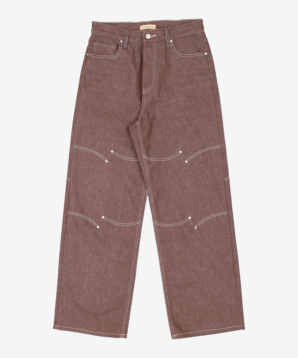 마틴플랜(MARTIN PLAN) Wave Bar Denim - BROWN M