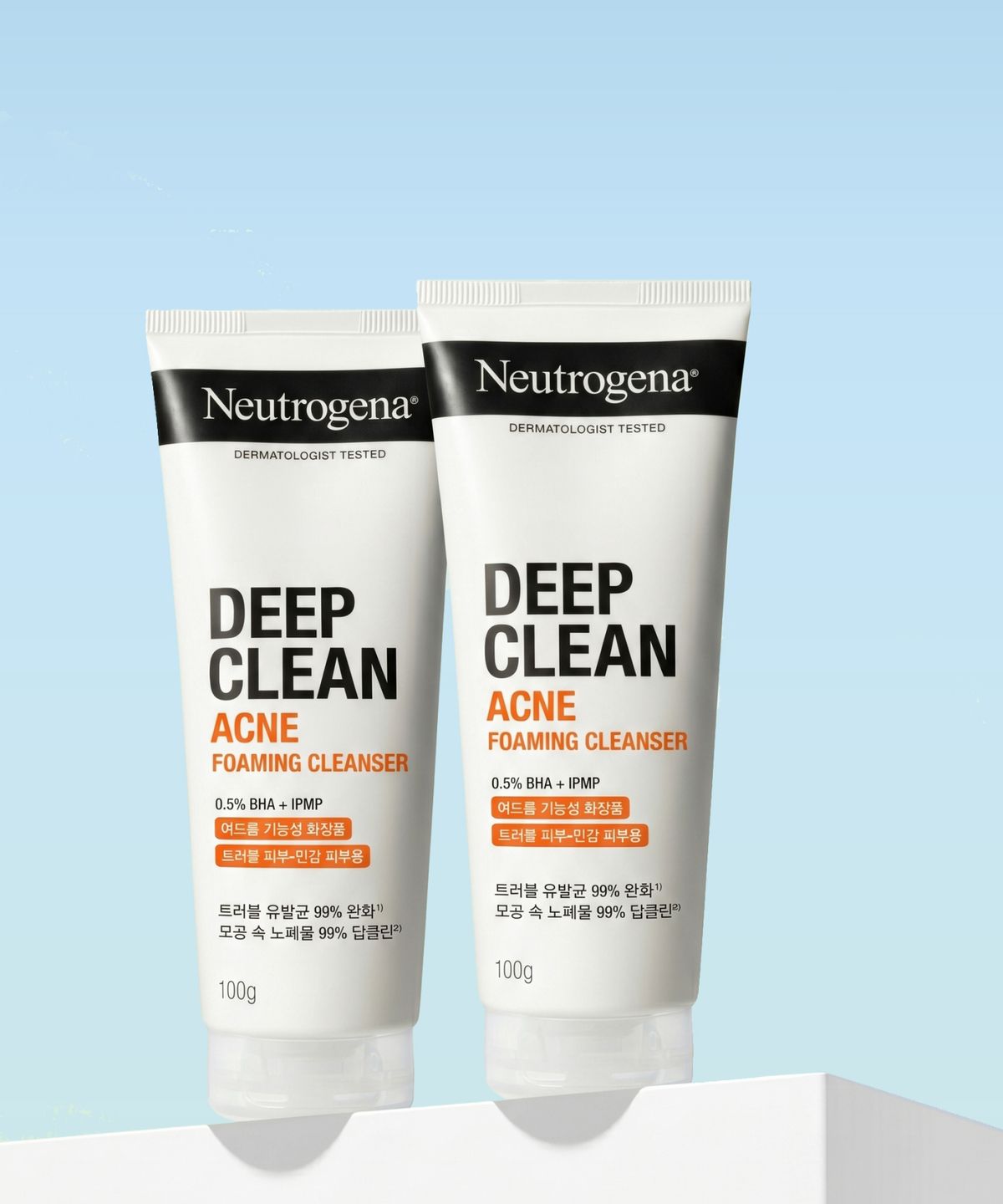 뉴트로지나(NEUTROGENA) 딥클린 젠틀 포밍 클렌저 100g x(2B)