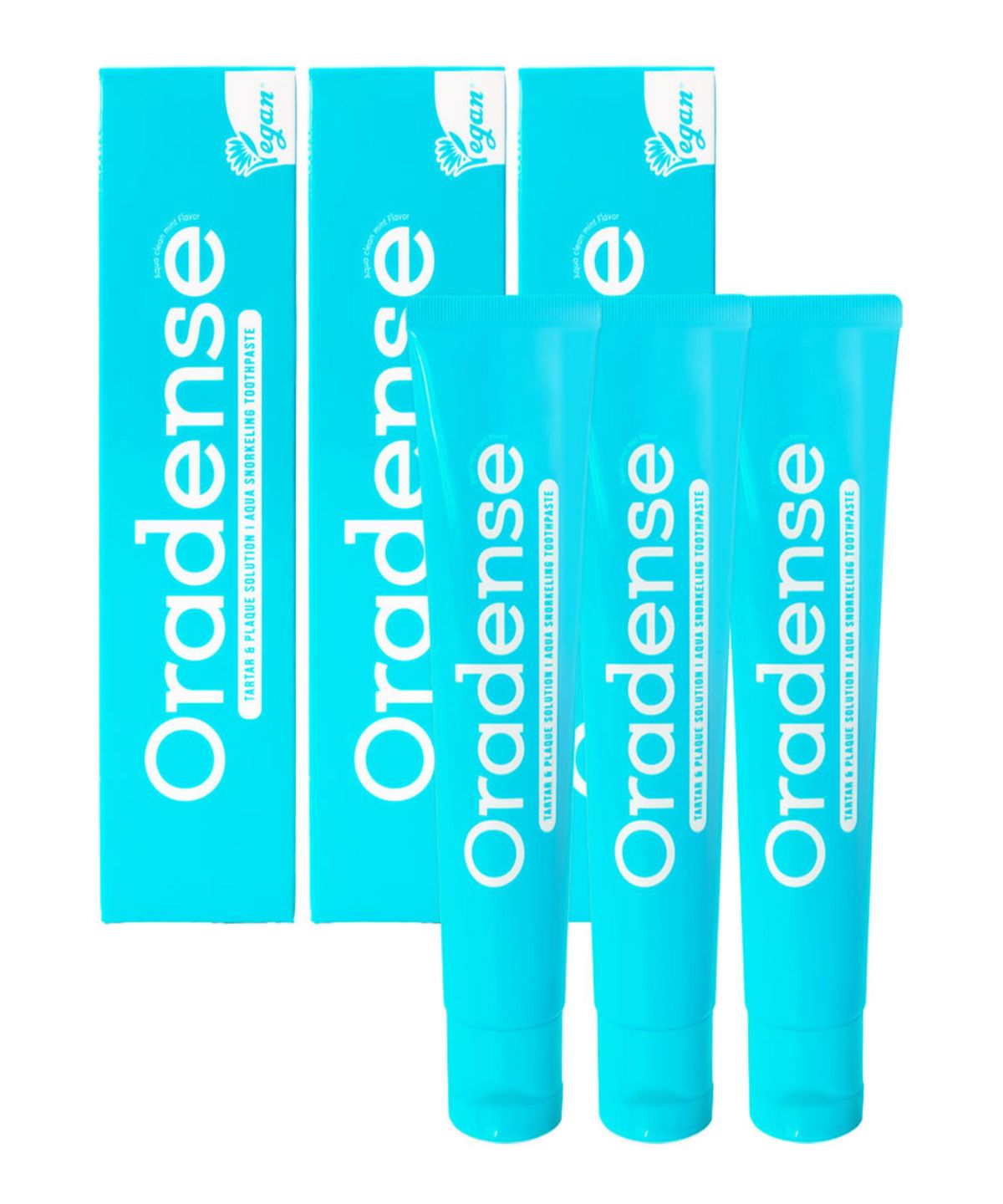 오라덴스(ORADENSE) 아쿠아스노클링 치석케어 치약 100g, 3개