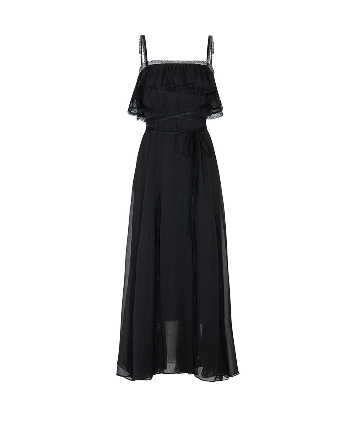 페인오어플레져(PAINORPLEASURE) MOONRISE DRESS black