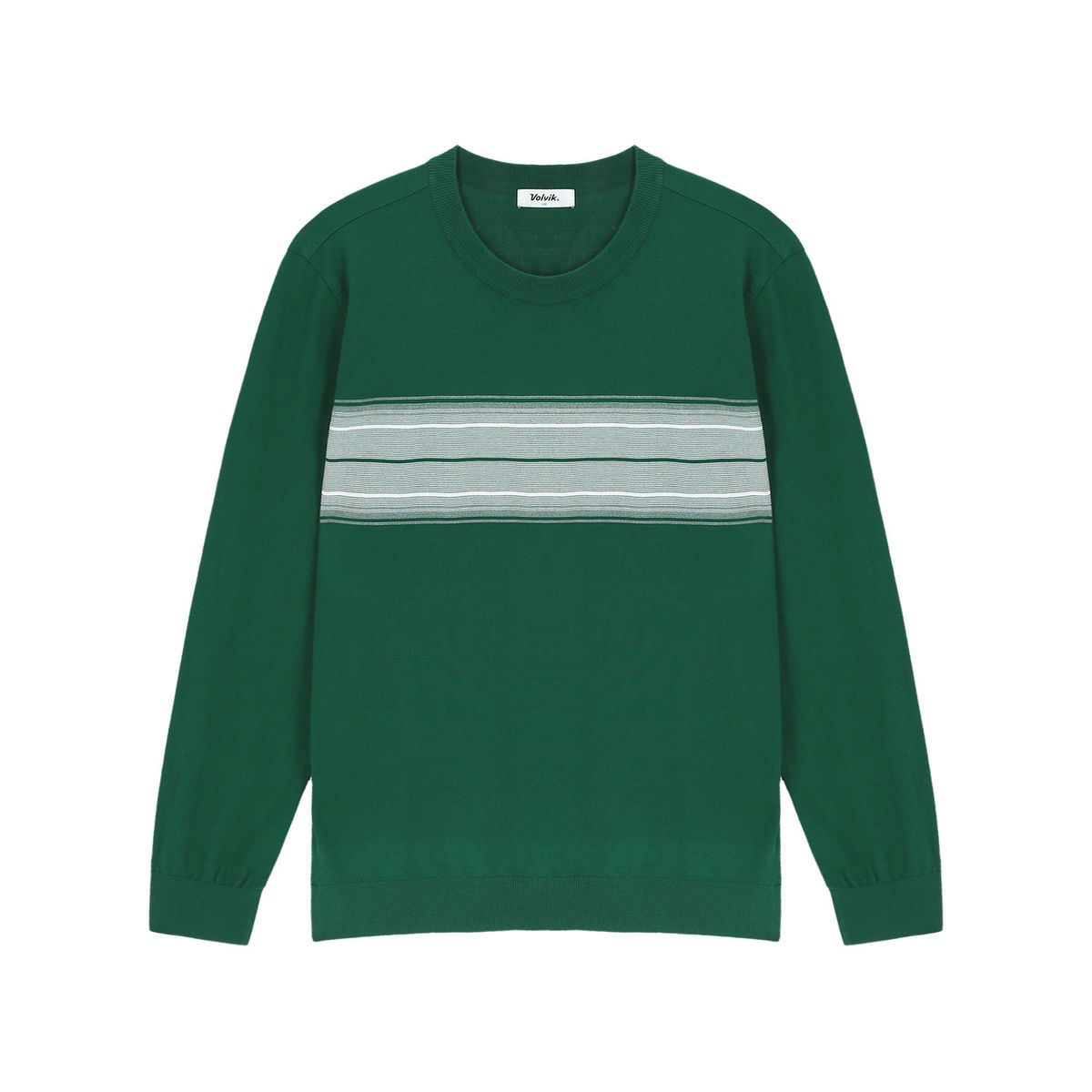 볼빅 골프웨어(VOLVIK GOLFWEAR) 남성 [STD]보더 라운드 풀오버 VMKTQ291_DE