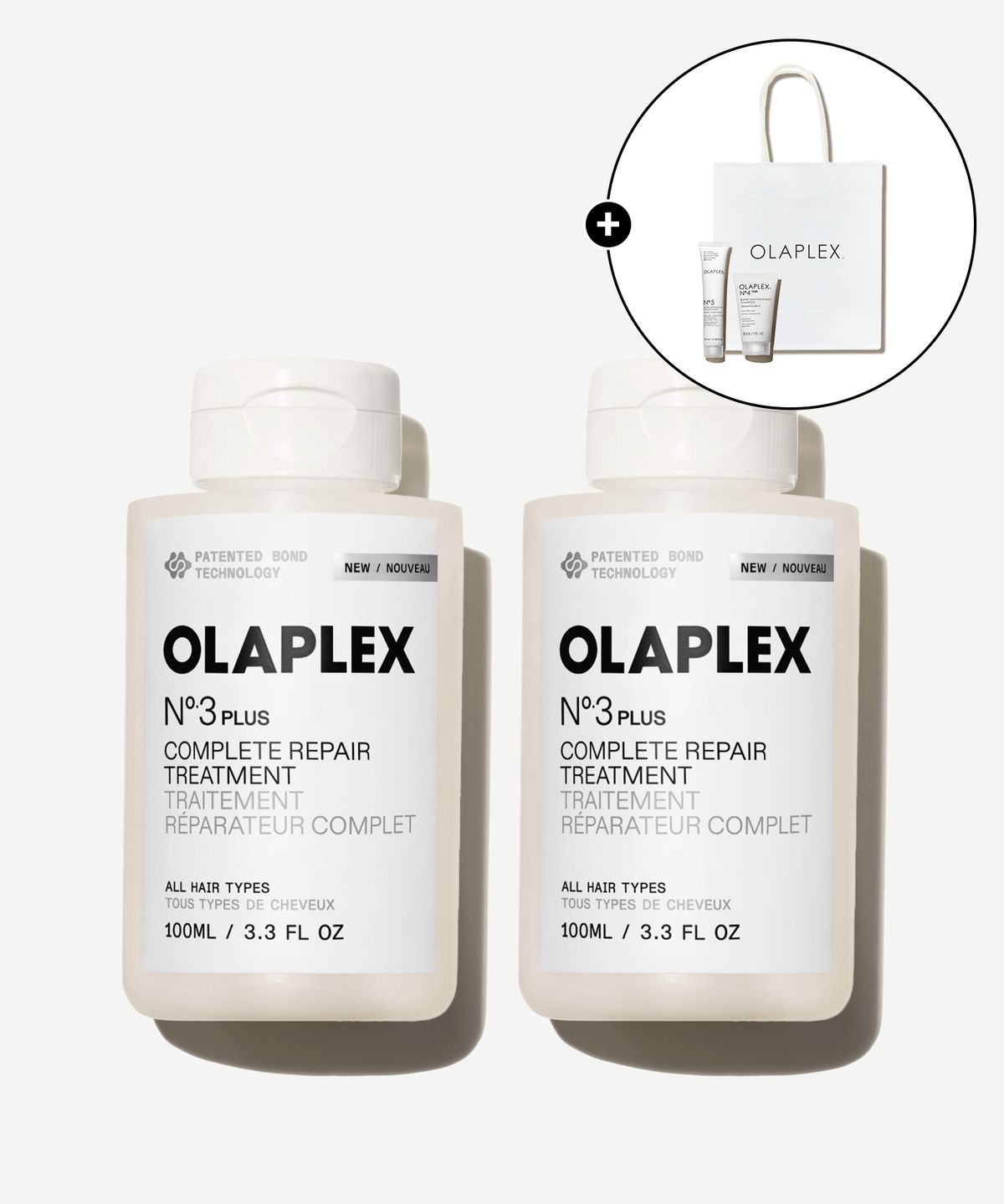올라플렉스(OLAPLEX) NO.3 플러스 헤어 리페어 트리트먼트 100ML 2개