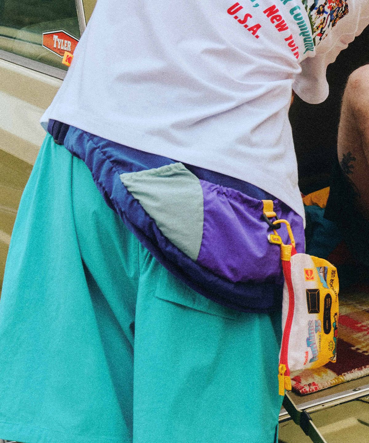 코닥(KODAK) 펀타임 패커블 하프문백 PURPLE