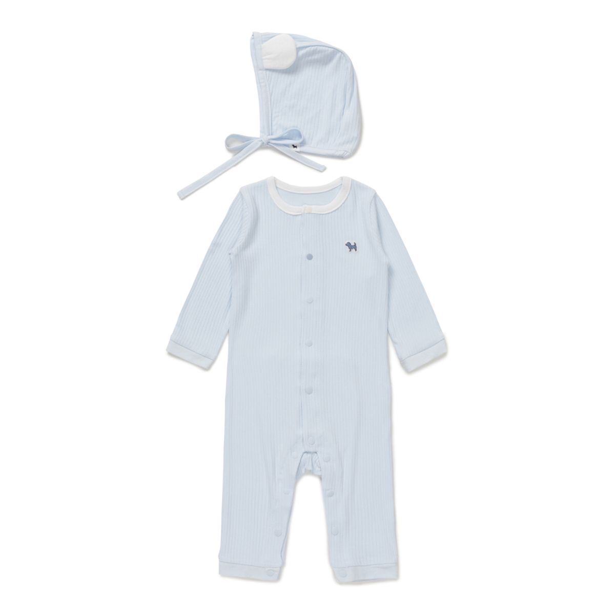 블루독 베이비(BLUEDOGBABY) 말랑골지세트우주복A (46A70-041-17)