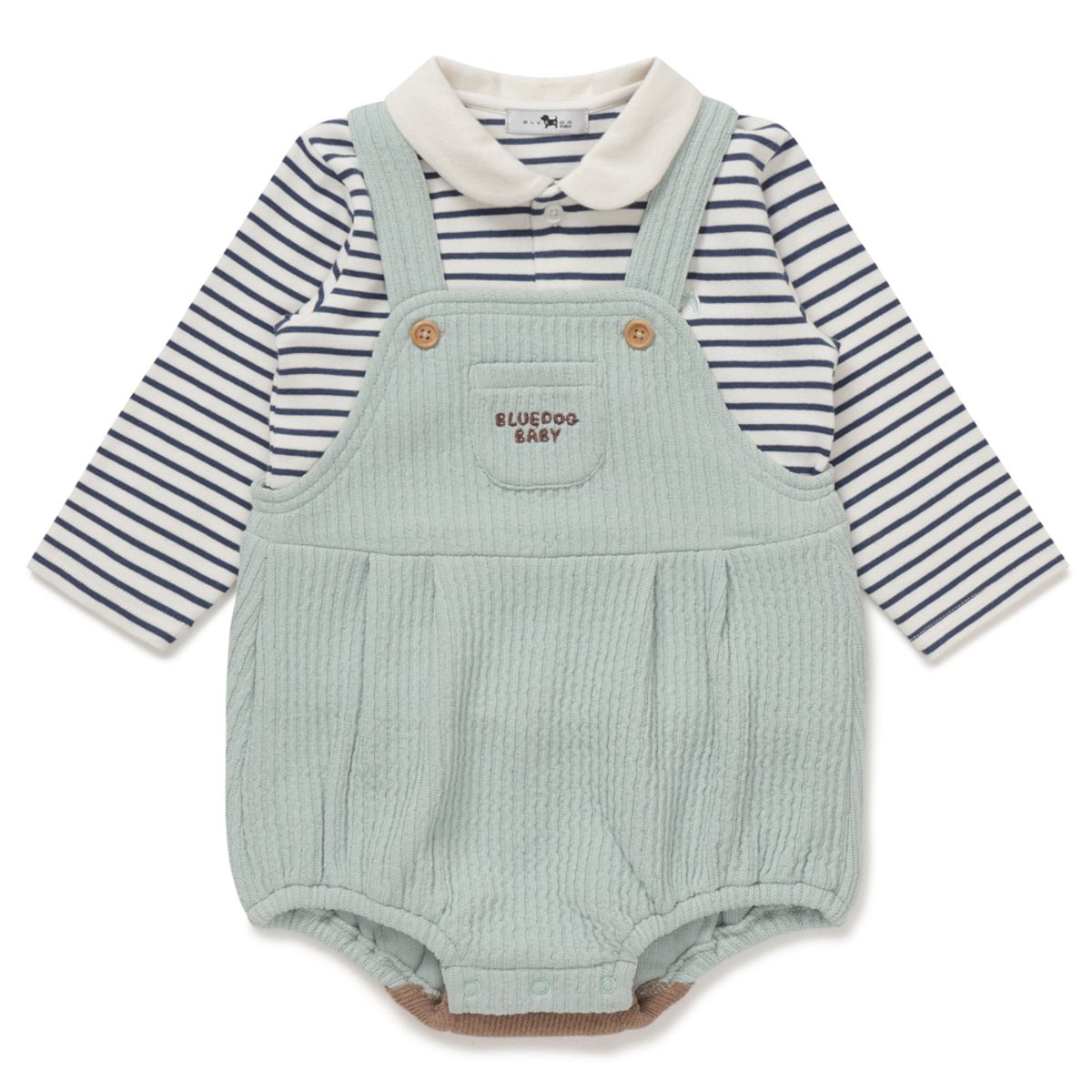 블루독 베이비(BLUEDOGBABY) 미니베어 바디수트 SET (46A13-604-02)