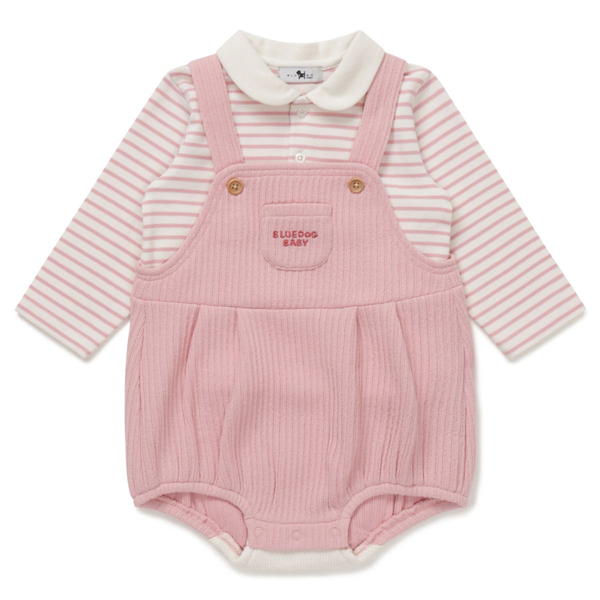 블루독 베이비(BLUEDOGBABY) 미니캣 바디수트 SET (46A13-604-03)
