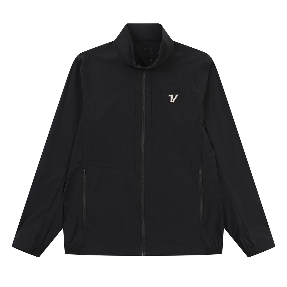 볼빅 골프웨어(VOLVIK GOLFWEAR) 남성 골프 에센셜 경량 타공 점퍼 VMWBP391_BK
