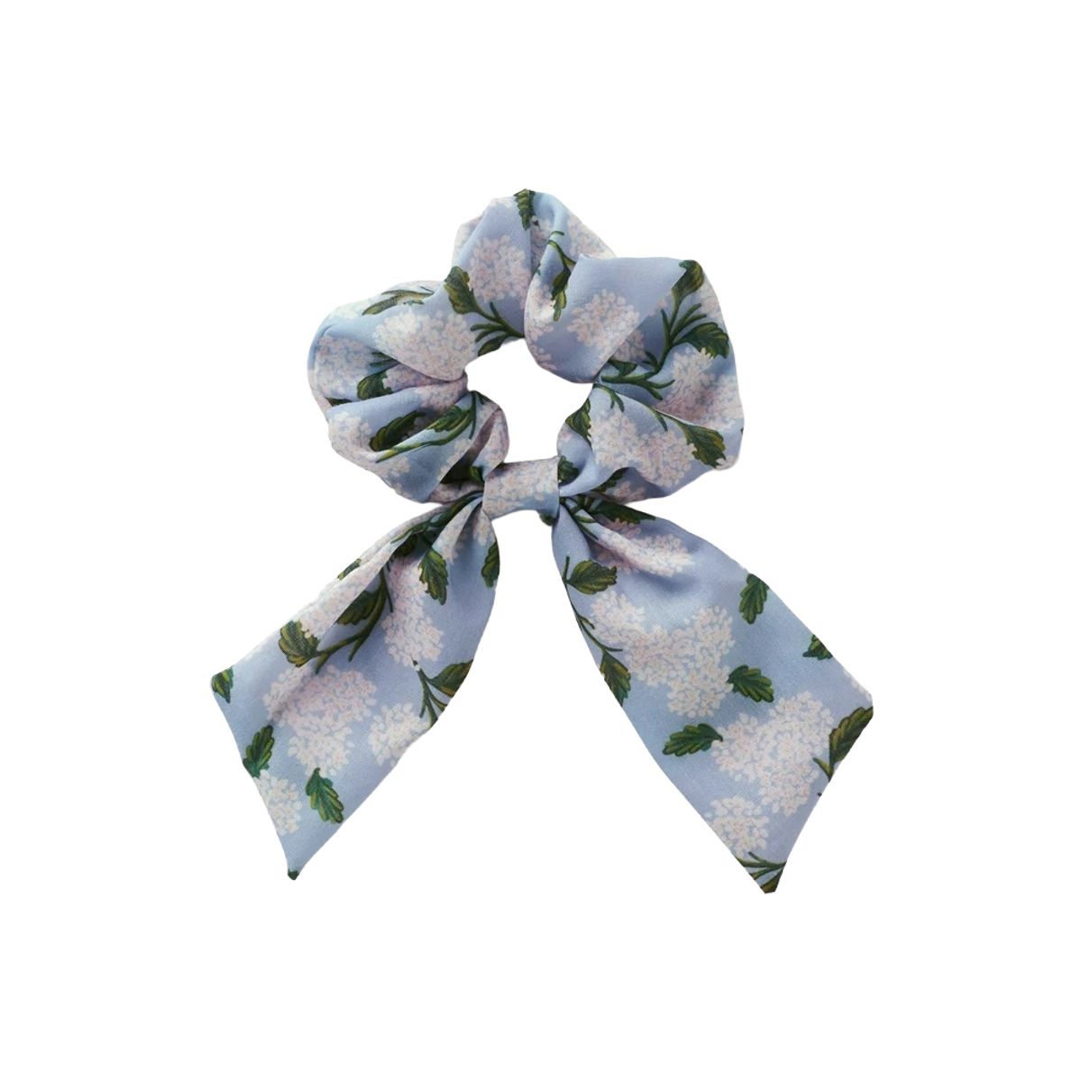 라이플 페이퍼(RIFLE PAPER) Blue Hydrangea Scrunchie 머리끈