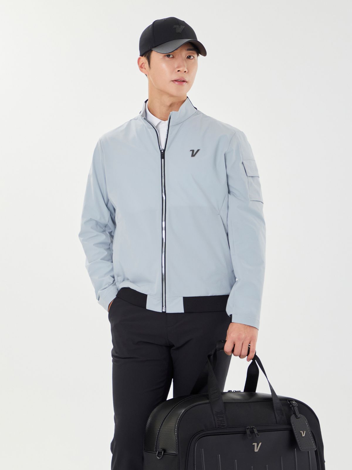 볼빅 골프웨어(VOLVIK GOLFWEAR) 남성 골프 에센셜 부르종 점퍼 VMWBP291_LG